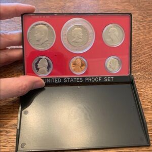 Vintage 1979 S US Mint Proof set of 6 coins in original plastic packaging